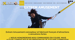 Desktop Screenshot of extrem-amusement.com